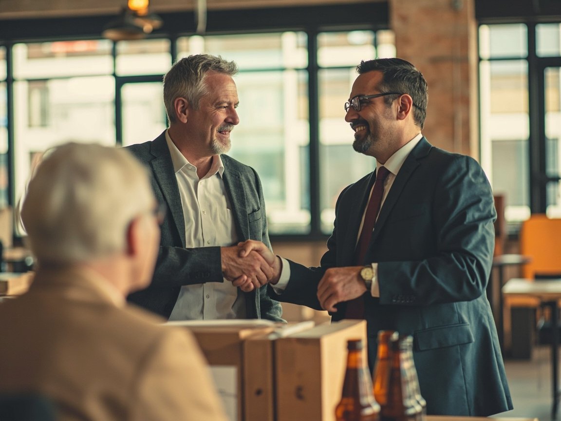 Long-term partnership handshake
