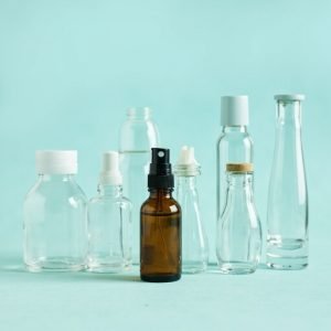 Amber Boston Round Glass Bottle 100ml - image 2