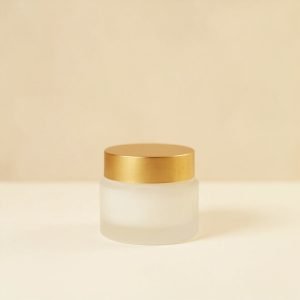 Frosted Glass Cream Jar 50g - image 1