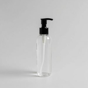 Glass Lotion Pump Bottle 200ml - image 1